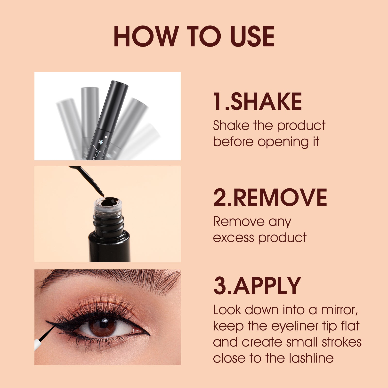 Make-up Eyeliner Liquid And Gel Pen Combination Set Make-up Eyeliner Liquid And Gel Pen Combination Set